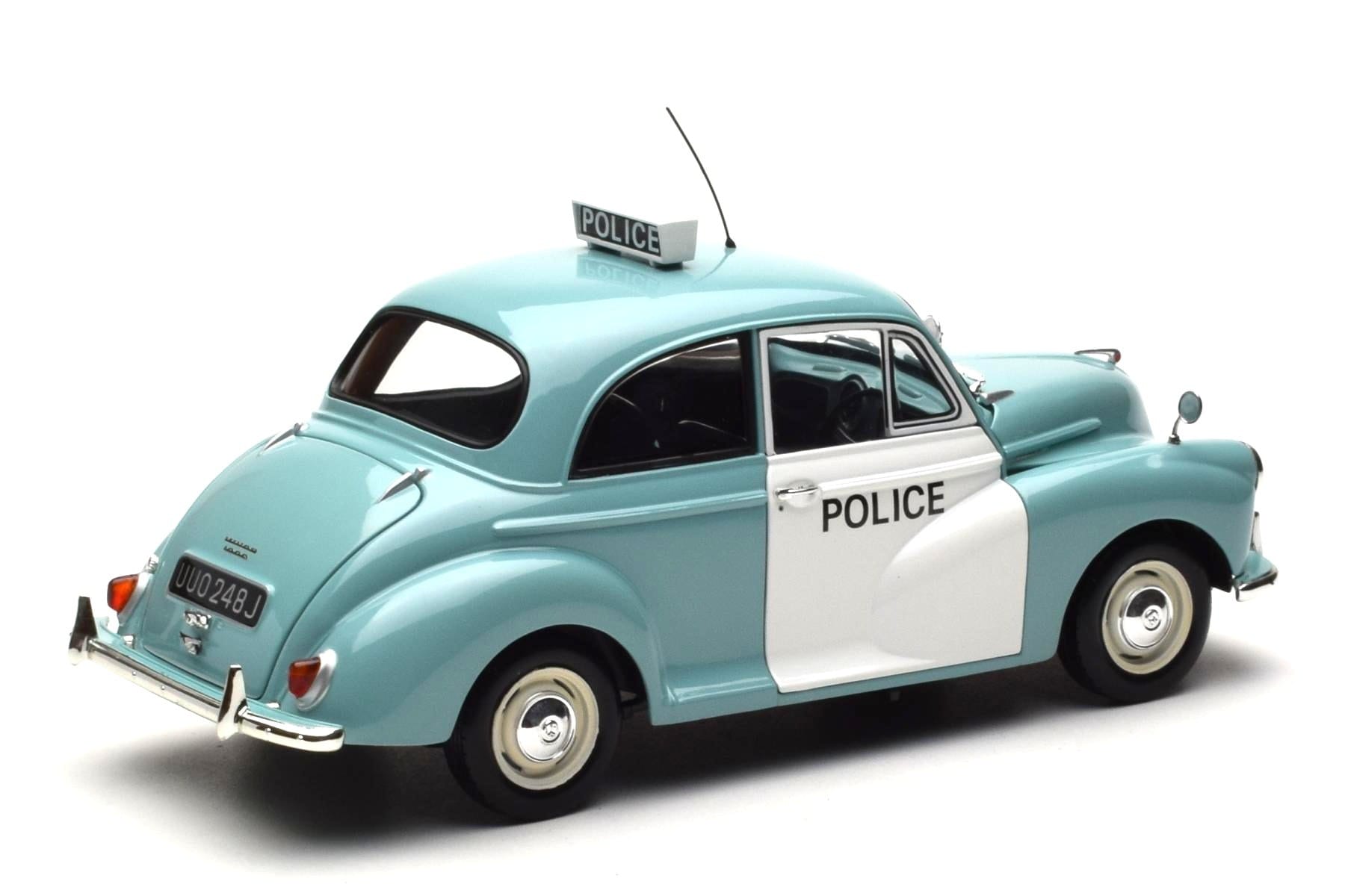 Morris Minor Policie Modrý & Bílý Minichamps 1:18 150137090 Kov – obrázek 3 z 8