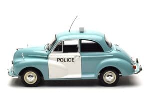 Morris Minor Policie Modrý & Bílý Minichamps 1:18 150137090 Kov – obrázek 4 z 8