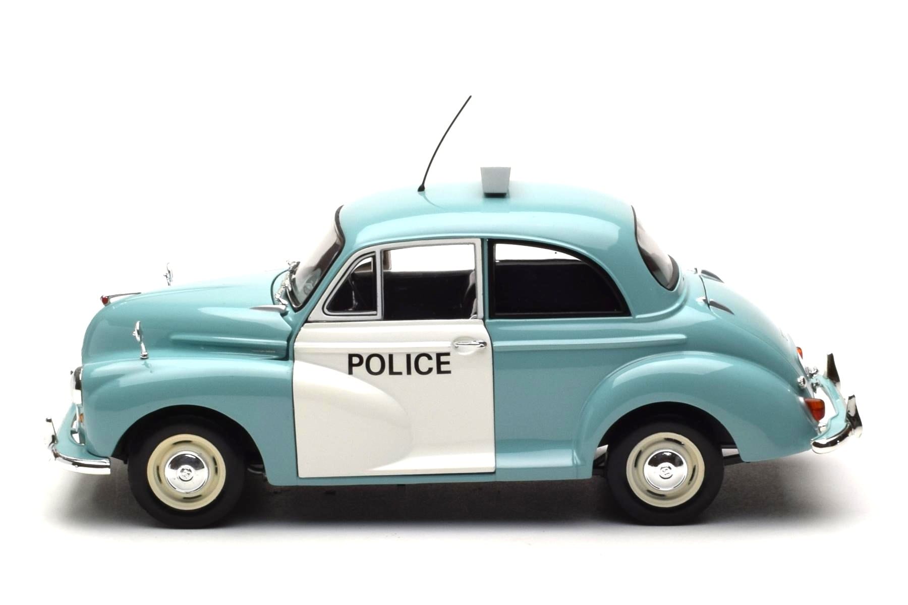 Morris Minor Policie Modrý & Bílý Minichamps 1:18 150137090 Kov – obrázek 4 z 8