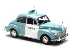 Morris Minor Policie Modrý & Bílý Minichamps 1:18 150137090 Kov – obrázek 6 z 8