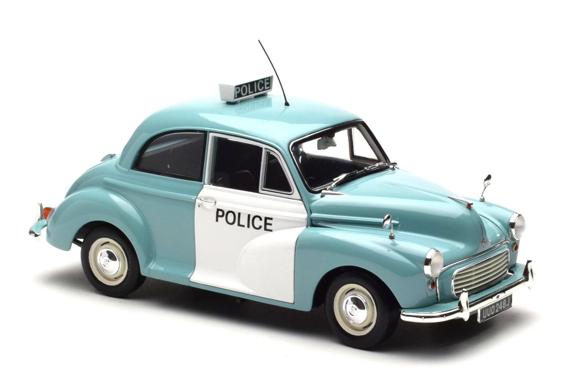 Morris Minor Policie Modrý & Bílý Minichamps 1:18 150137090 Kov – obrázek 6 z 8