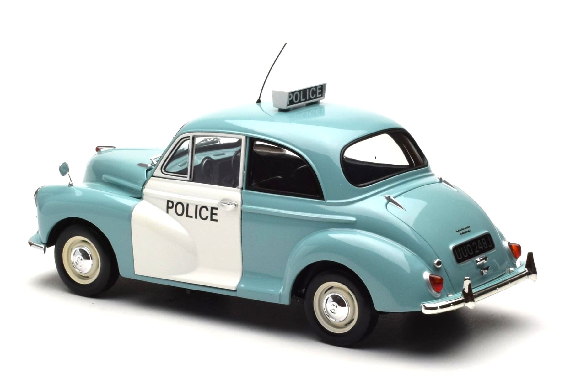Morris Minor Policie Modrý & Bílý Minichamps 1:18 150137090 Kov – obrázek 7 z 8