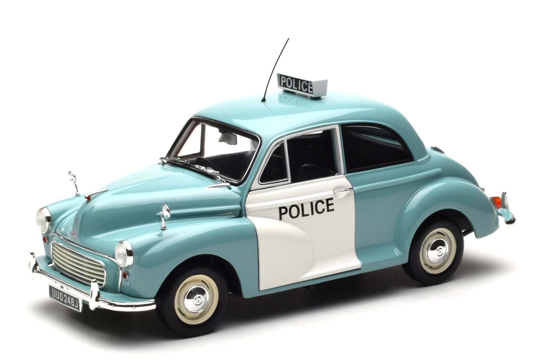 Morris Minor Policie Modrý & Bílý Minichamps 1:18 150137090 Kov