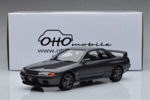 Nissan Skyline GT-R BNR32 Nismo Šedý Otto 1:18 OT411 Pryskyřice – obrázek 6 z 6