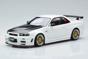 Nissan Skyline GT-R R34 Nismo Z-Tune Bílý MotorHelix 1:18