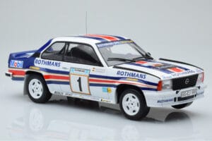 Opel Ascona 400 Rothmans #1 W. Rohrl / C. Geistdorfer Rally Acropolis 1982 IXO 1:18 18RMC097A Kov – obrázek 4 z 6