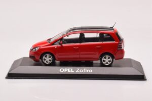 Opel Zafira B OPC Červený Minichamps 1:43 400045300
