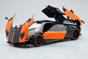 Pagani Zonda Cinque Oranžový St Tropez Almost Real 1:18 850603001 Kov – obrázek 8 z 8