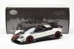 Pagani Zonda Cinque Roadster Bílý Benny Almost Real 1:18 850611001 Kov – obrázek 8 z 8