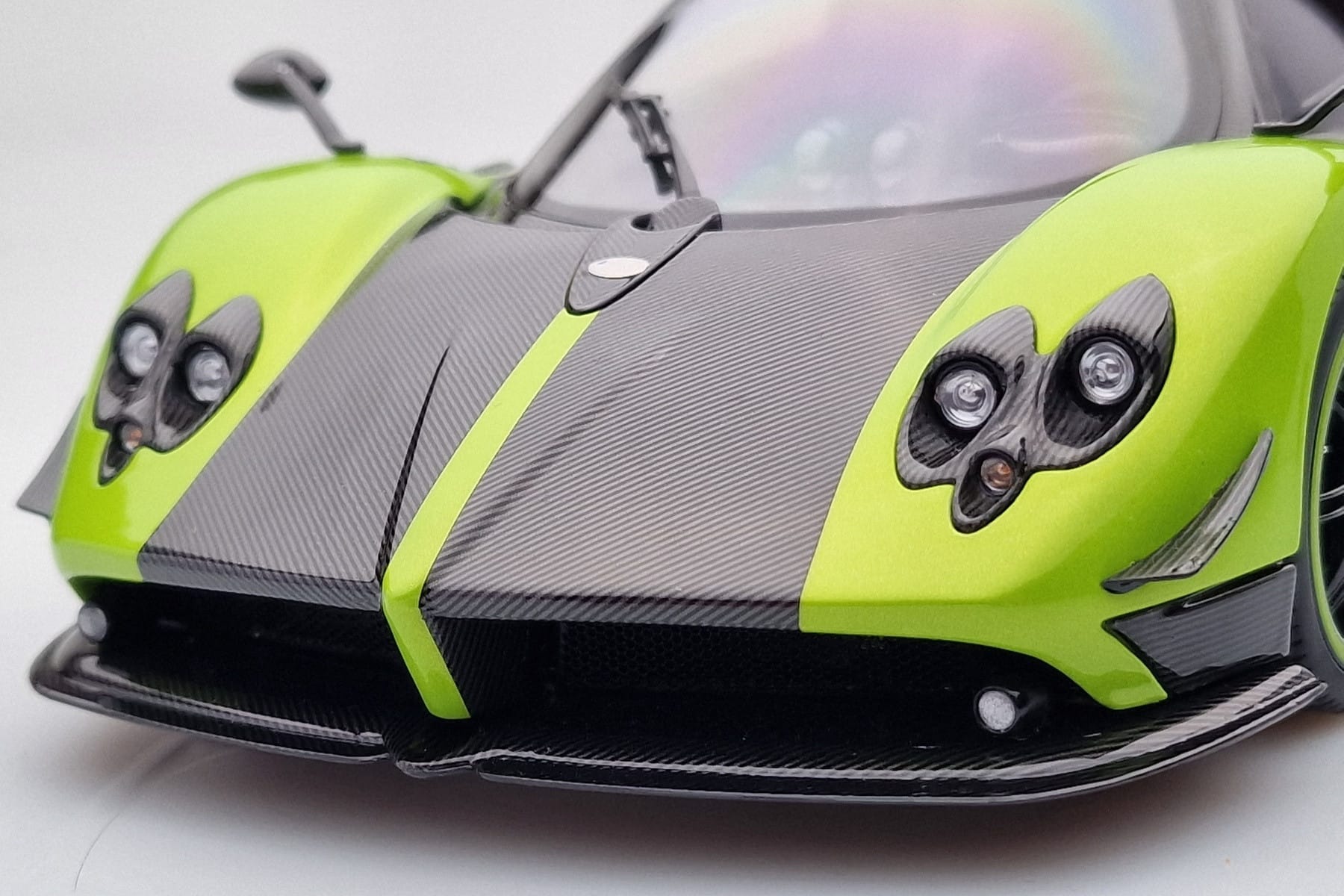 Pagani Zonda Cinque Zelený Firenze Almost Real 1:18 850602001 Kov – obrázek 12 z 15