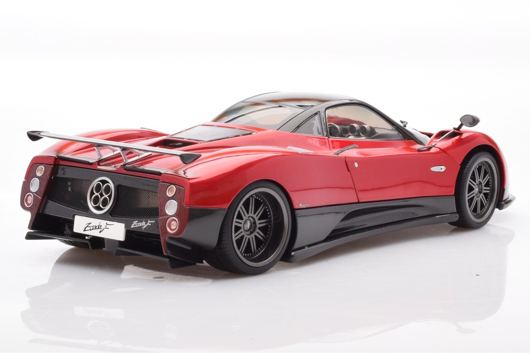 Pagani Zonda F Červený Monza Almost Real 1:18 850406001 Kov – obrázek 3 z 8