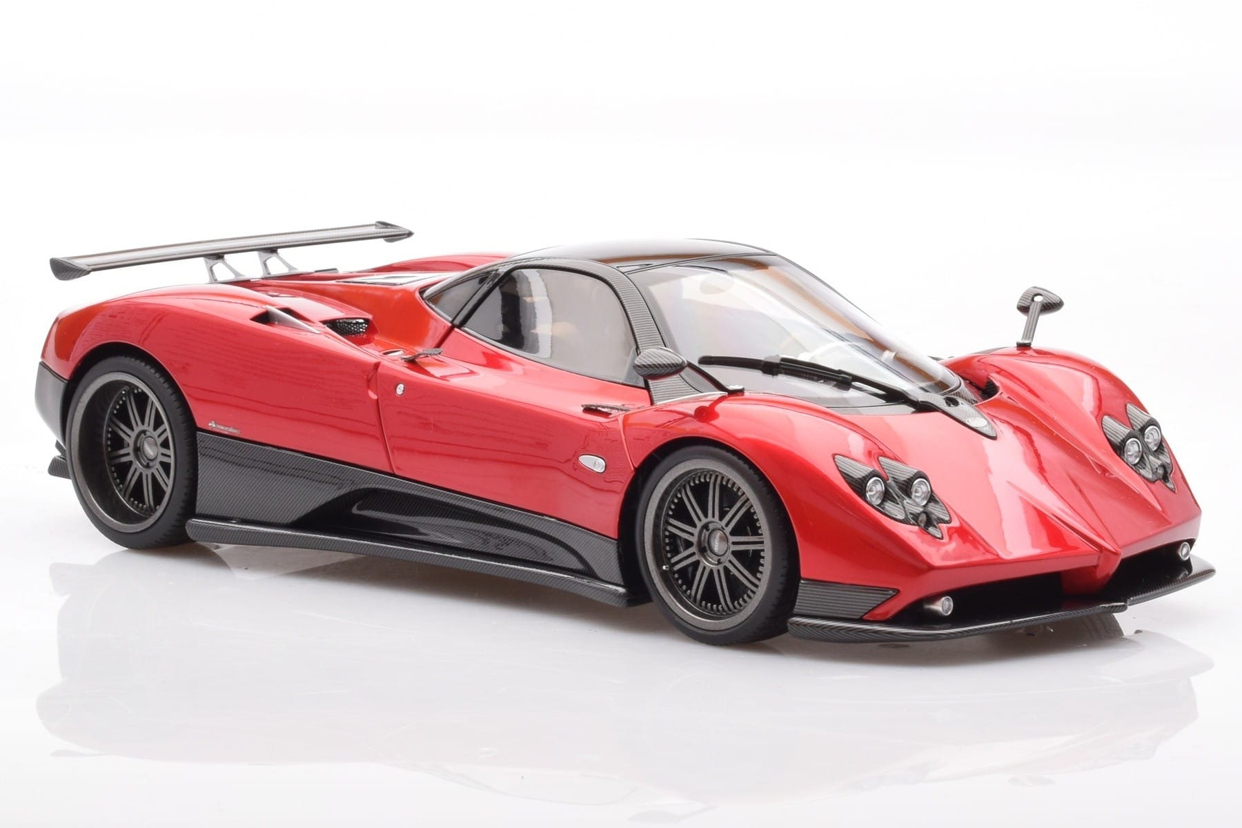 Pagani Zonda F Červený Monza Almost Real 1:18 850406001 Kov – obrázek 6 z 8