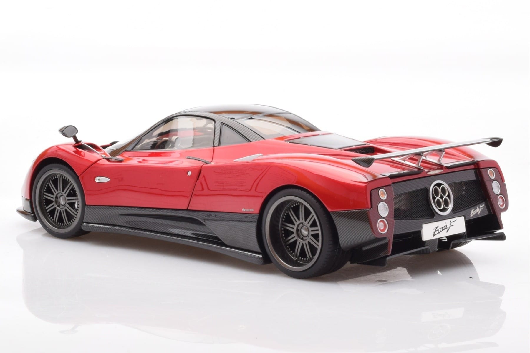 Pagani Zonda F Červený Monza Almost Real 1:18 850406001 Kov – obrázek 7 z 8