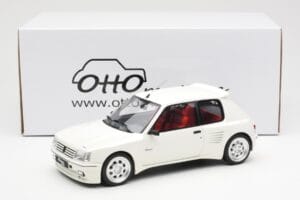 Peugeot 205 Dimma Bílý Otto 1:18 OT681 Pryskyřice – obrázek 6 z 6
