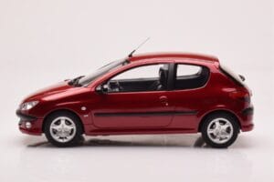 Peugeot 206 S16 Červený Otto 1:18 OT1039 Pryskyřice – obrázek 3 z 6