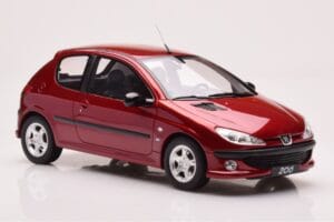 Peugeot 206 S16 Červený Otto 1:18 OT1039 Pryskyřice – obrázek 4 z 6