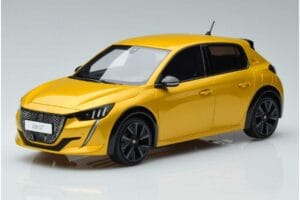 Peugeot 208 GT Line Žlutý Otto 1:18 OT930 Pryskyřice