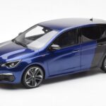 Peugeot 308 GTI Magnetic Modrý Černý Otto 1:18 OT922