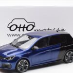 Peugeot 308 GTI Magnetic Modrý Černý Otto 1:18 OT922 - image 6 of 6