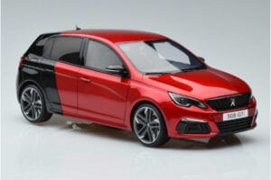 Peugeot 308 T9 GTI Červený Otto 1:18 OT368 Pryskyřice – obrázek 4 z 6
