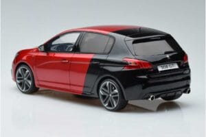 Peugeot 308 T9 GTI Červený Otto 1:18 OT368 Pryskyřice – obrázek 5 z 6