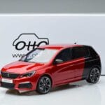 Peugeot 308 T9 GTI Červený Otto 1:18 OT368 Pryskyřice - image 6 of 6