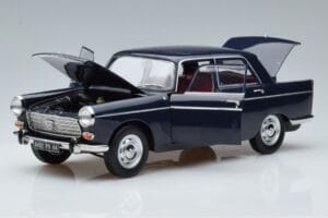 Peugeot 404 Modrý Norev 1:18 184836 Kov – obrázek 2 z 7