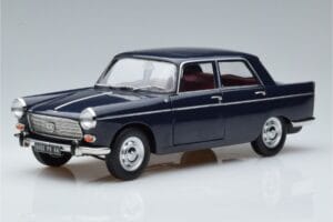 Peugeot 404 Modrý Norev 1:18 184836 Kov