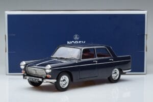 Peugeot 404 Modrý Norev 1:18 184836 Kov – obrázek 7 z 7