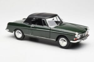 Peugeot 404 Kabriolet Antique Green Limitovaná Edice Norev 1:18 184829 Kov – obrázek 6 z 8