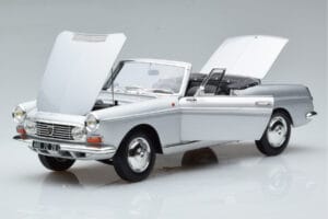 Peugeot 404 Kabriolet Stříbrný Norev 1:18 184835 Kov – obrázek 2 z 8