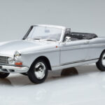 Peugeot 404 Kabriolet Stříbrný Norev 1:18