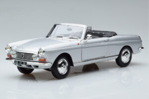 Peugeot 404 Kabriolet Stříbrný Norev 1:18