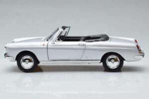 Peugeot 404 Kabriolet Stříbrný Norev 1:18 184835 Kov – obrázek 5 z 8