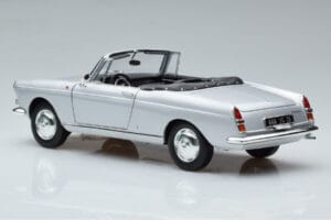 Peugeot 404 Kabriolet Stříbrný Norev 1:18 184835 Kov – obrázek 7 z 8