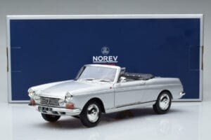 Peugeot 404 Kabriolet Stříbrný Norev 1:18 184835 Kov – obrázek 8 z 8