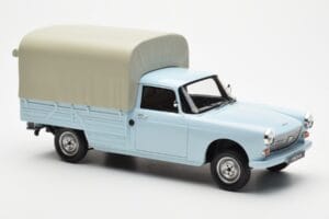 Peugeot 404 Pickup Bache Pastelová Modrá Otto 1:18 OT1036 Pryskyřice – obrázek 4 z 6