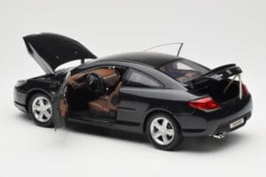 Peugeot 407 Coupé Černý Norev 1:18 184752 Kov – obrázek 5 z 8