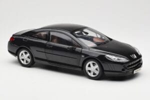 Peugeot 407 Coupé Černý Norev 1:18 184752 Kov – obrázek 6 z 8