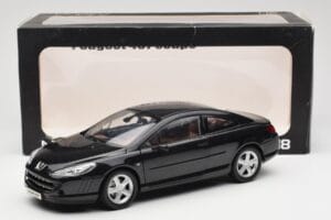 Peugeot 407 Coupé Černý Norev 1:18 184752 Kov – obrázek 8 z 8