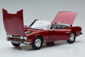 Peugeot 504 Kabriolet Červený Norev 1:18 184818 Kov – obrázek 2 z 8
