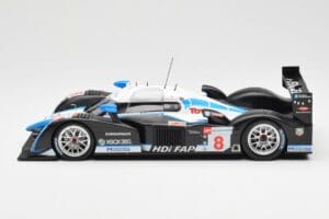 Peugeot 908 HDI FAP LMP1 #8 M. Lamy / S. Sarrazin / A. Wurz 5th Place 24 Hours of Le Mans 2008 Minichamps 1:18 150081208 Kov – obrázek 3 z 6