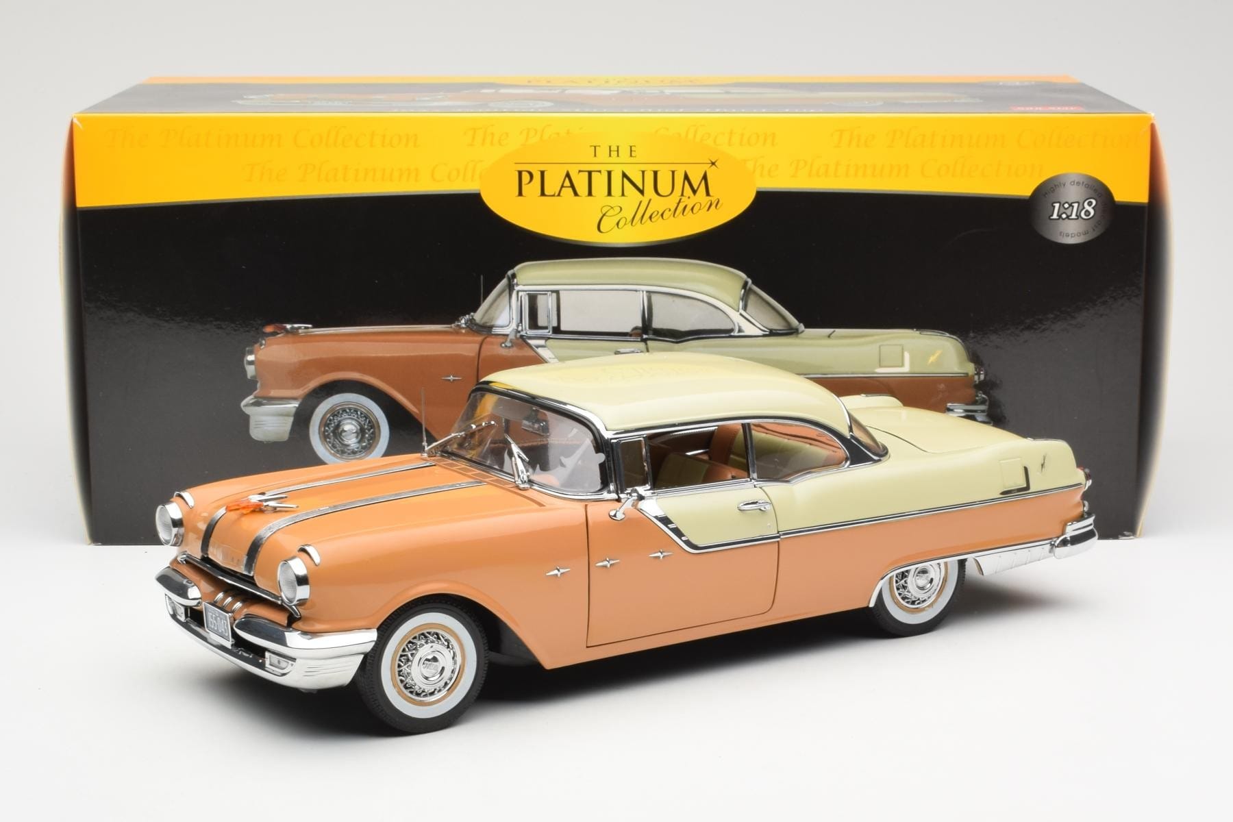 Pontiac Star Chief Hardtop Červený Bílý Sun Star 1:18 5043 Kov – obrázek 8 z 8