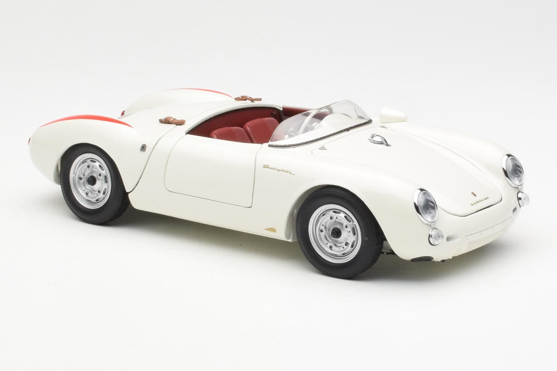 Porsche 550 Spyder Edice 70 Let Bílý Schuco 1:18 450033300 Kov – obrázek 6 z 8