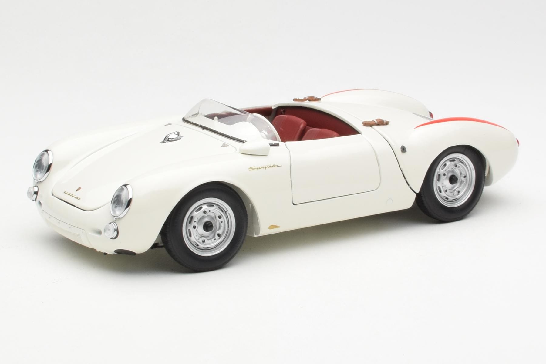 Porsche 550 Spyder Edice 70 Let Bílý Schuco 1:18 450033300 Kov