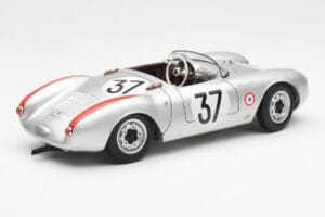 Porsche 550 RS Spyder #37 H. Polensky / R. von Frankenberg 24 Hours of Le Mans 1955 Schuco 1:18 450033400 Kov – obrázek 3 z 8