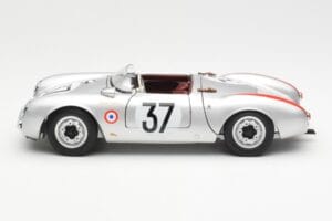 Porsche 550 RS Spyder #37 H. Polensky / R. von Frankenberg 24 Hours of Le Mans 1955 Schuco 1:18 450033400 Kov – obrázek 4 z 8