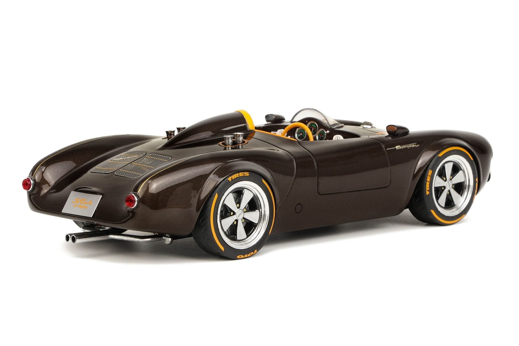 Porsche 550 Spyder Custom By S-Klub Hnědý GT Spirit 1:18 GT416 Pryskyřice – obrázek 2 z 5