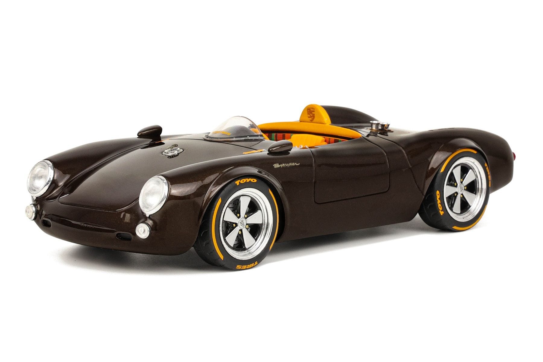 Porsche 550 Spyder Custom By S-Klub Hnědý GT Spirit 1:18 GT416 Pryskyřice