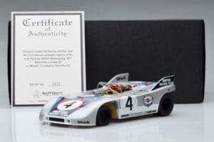 Porsche 908/03 #4 V. Elford / G. Larrousse 1000km Nurburgring 1971 AUTOart 1:18 87181 Kov – obrázek 8 z 8